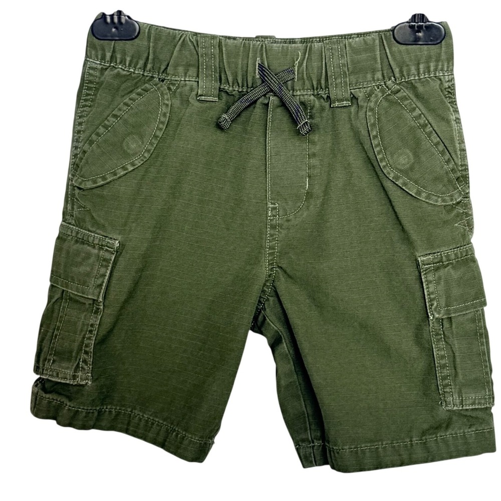 Polo Ralph Lauren Kids‎ Olive Green Cargo Shorts Ripstop Cotton Size 5 K50